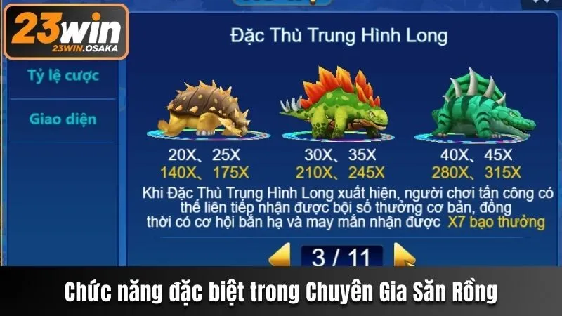 Các chức năng đặc biệt trong Jili Chuyên Gia Săn Rồng